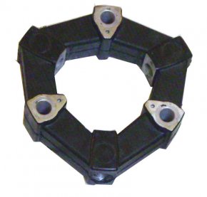 RUBBER COUPLING 008A (3-отв.) под шпильку Муфта гидронасоса
