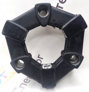 RUBBER COUPLING 016AS  (3-отв.) Муфта гидронасоса