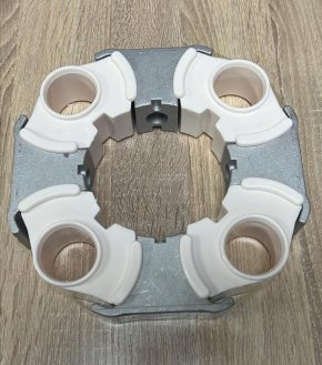 COUPLING 140H CA!! ASSY COMPLETE Муфта гидронасоса без сердцевины (муфта пластиковая + комплект металлических треугольников)