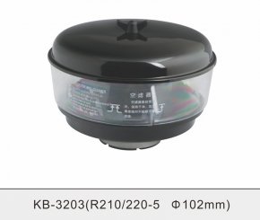 KB3203 низкий(корпус пластик) Фильтр воздушный первичный- циклон Предочиститель воздуха (циклон)