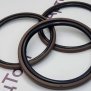 DRING 250x8.1(250x7.9) Манжета поршневая гидравлическая / составная (2 части) круглая резинка (без замка) + тефлон(коричневый)