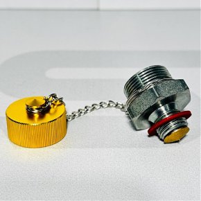 M16 (YANMAR) Клапан слива масла с поддона двигателя Пробка слива масла (с клапаном) для поддона двигателя (металл)